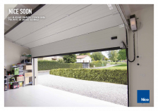 Soon, the compact guideless solution for sectional doors