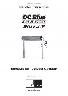 DC Blue Advanced Roll-Up GDO